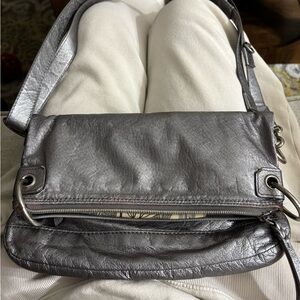 The Sak-Metallic Silver Women's Crossbody Bag